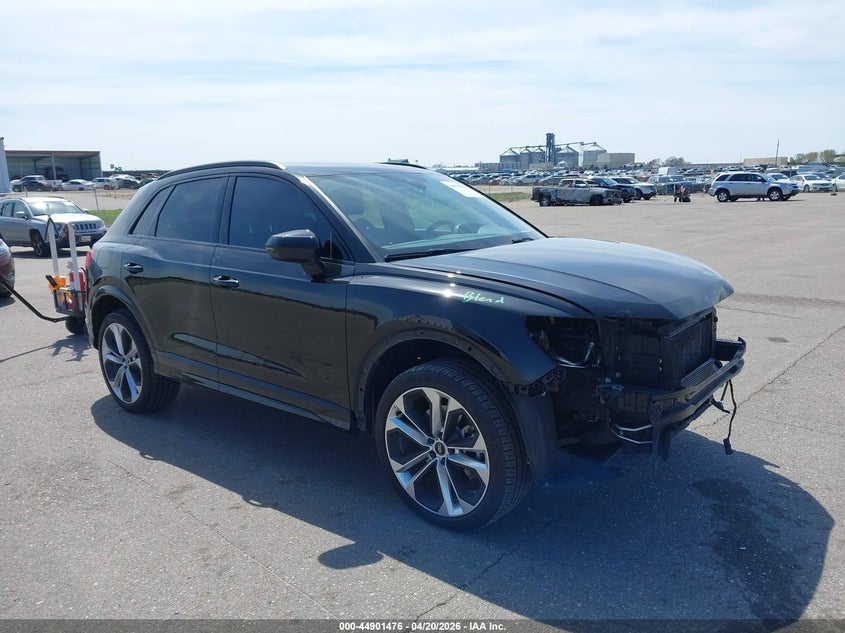 2021 Audi Q3 VIN WA1EECF35M1130392 IAAI salvage auction — FRONT END, Salvage (Minnesota), sold $10,100 on 2026-07-06 (photo 1)