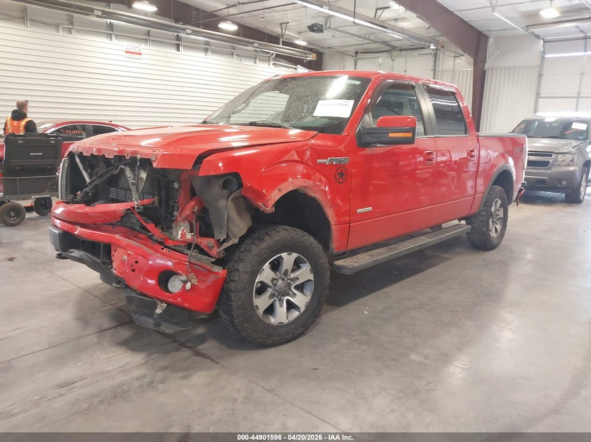 2014 Ford F-150 VIN 1FTFW1ET8EFA33950 IAAI salvage auction — FRONT & REAR, Salvage (Colorado), sold $1,750 on 2026-08-30 (photo 2)