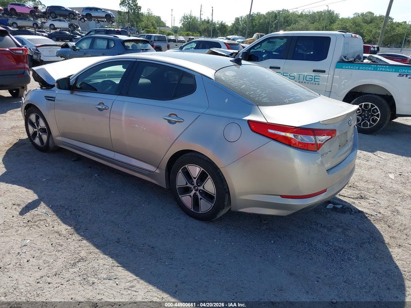 2013 Kia Optima VIN KNAGM4AD0D5044811 IAAI salvage auction — FRONT END, Rebuildable (Florida), sold $25 on 2026-07-21 (photo 3)