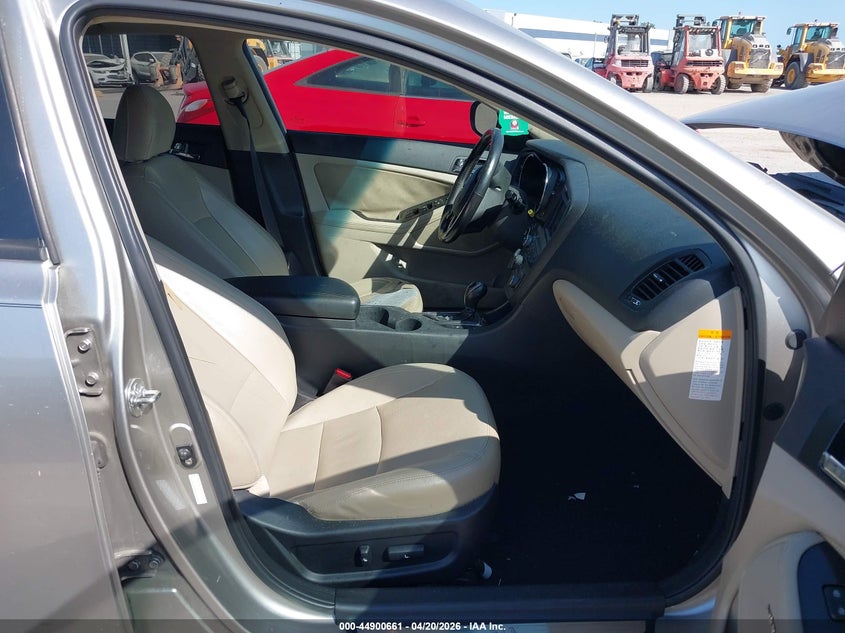 2013 Kia Optima VIN KNAGM4AD0D5044811 IAAI salvage auction — FRONT END, Rebuildable (Florida), sold $25 on 2026-07-21 (photo 5)