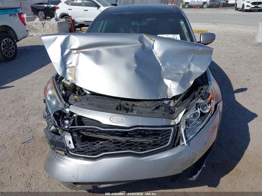 2013 Kia Optima VIN KNAGM4AD0D5044811 IAAI salvage auction — FRONT END, Rebuildable (Florida), sold $25 on 2026-07-21 (photo 6)