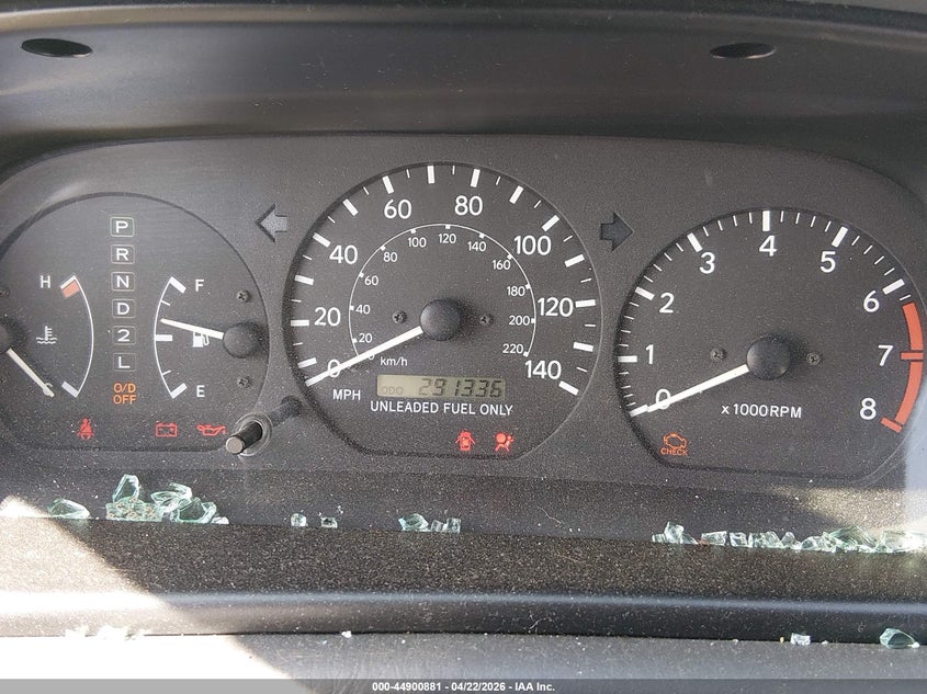 1999 Toyota Camry VIN JT2BG22K0X0311008 IAAI salvage auction — FRONT & REAR, Salvage (Tennessee), sold $225 on 2026-07-16 (photo 7)