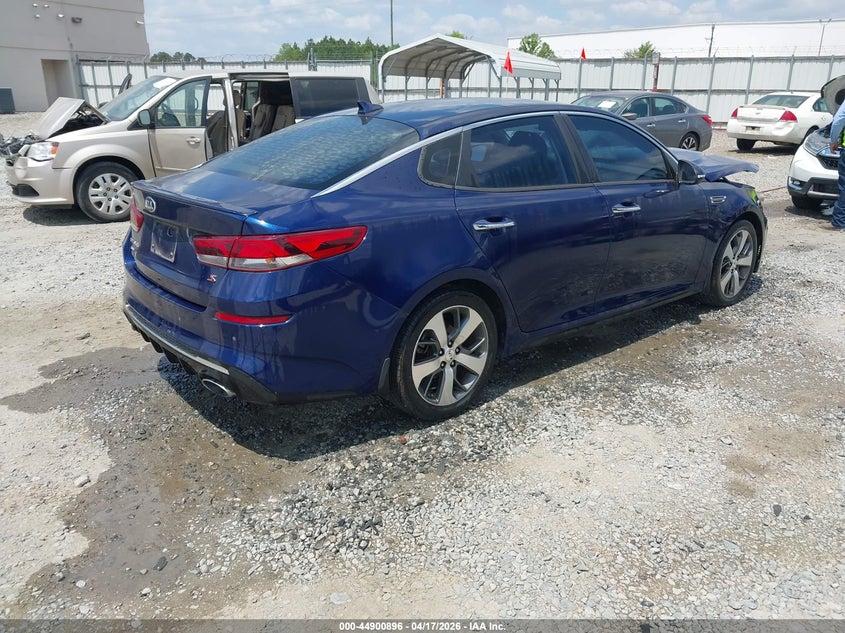 2019 Kia Optima VIN 5XXGT4L36KG367635 IAAI salvage auction — FRONT END, Wait Title, sold $1,050 on 2026-07-31 (photo 4)
