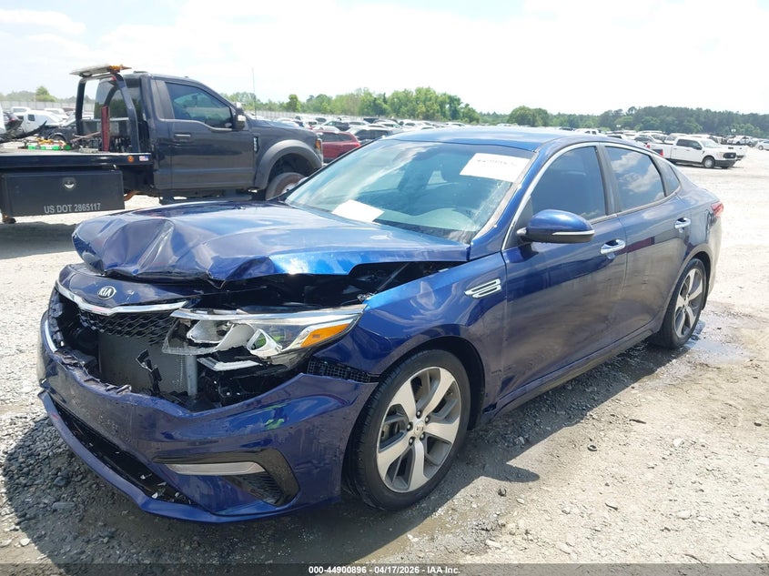 2019 Kia Optima VIN 5XXGT4L36KG367635 IAAI salvage auction — FRONT END, Wait Title, sold $1,050 on 2026-07-31 (photo 6)