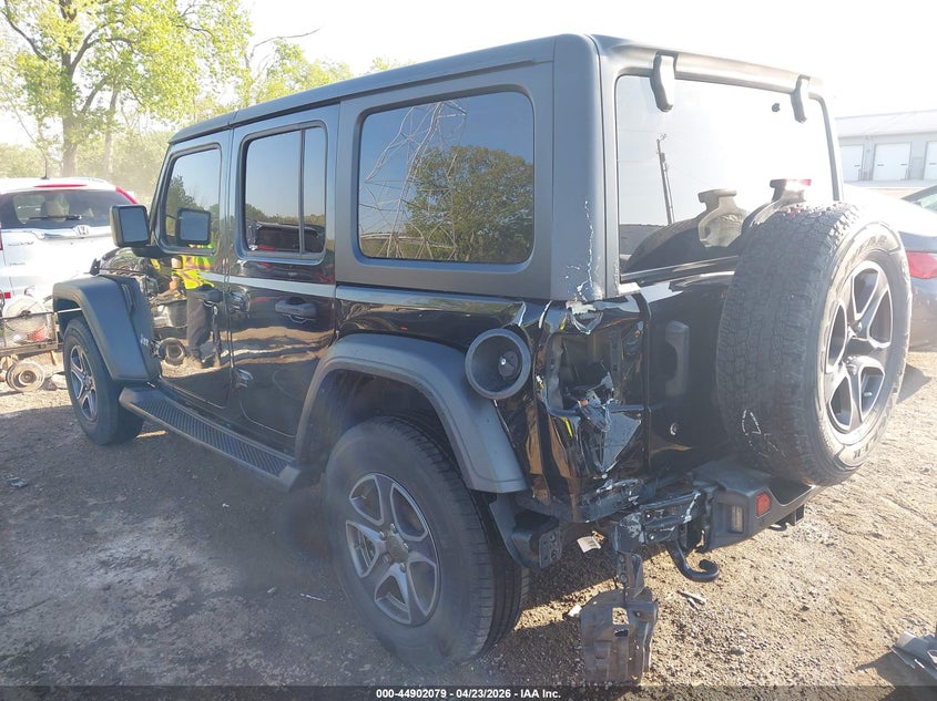 2018 Jeep Wrangler / VIN 1C4HJXDG3JW115397 IAAI salvage auction — REAR END, Clear (Indiana), sold $8,200 on 2026-07-11 (photo 6)