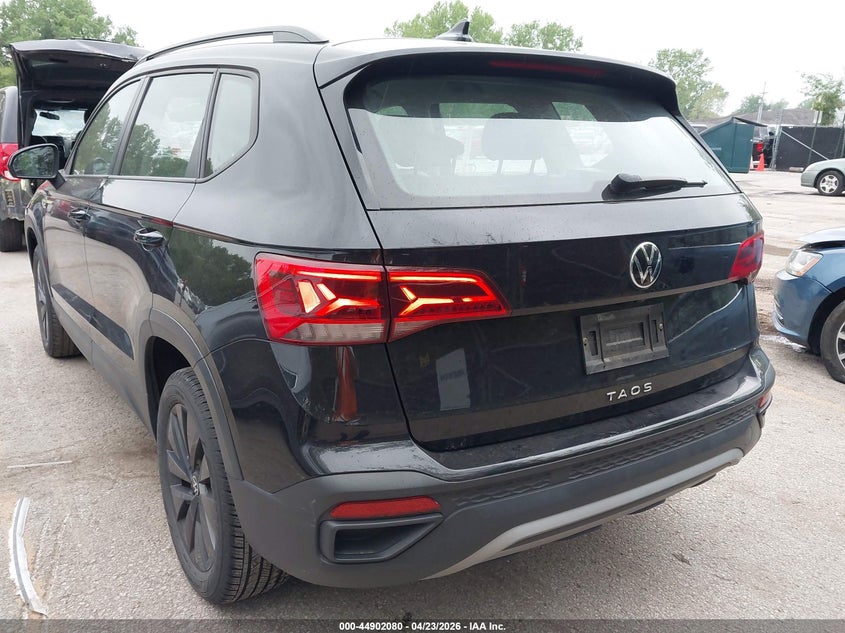 2023 Volkswagen Taos VIN 3VVDX7B28PM365510 IAAI salvage auction — SIDE, Salvage Title, sold $7,200 on 2026-09-02 (photo 3)