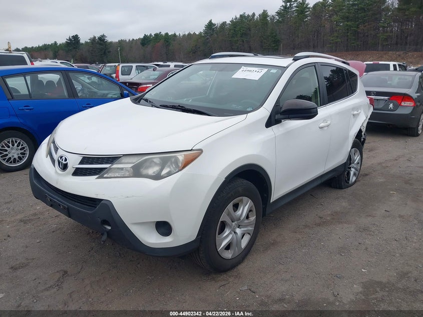 2015 Toyota Rav 4 VIN JTMBFREV3FJ048899 IAAI salvage auction — REAR END, Salvage (Massachusetts), sold $2,800 on 2026-07-10 (photo 2)