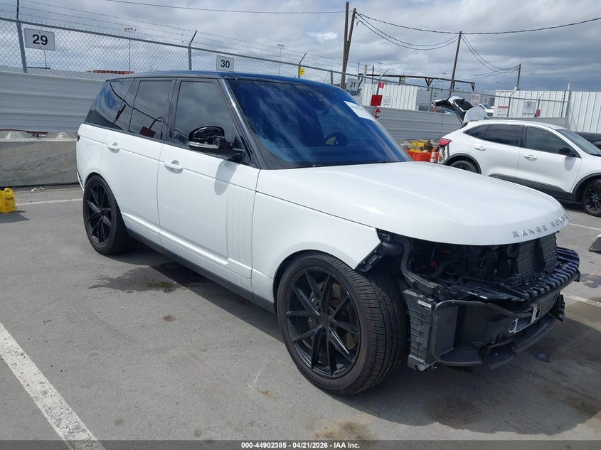 2020 Land rover RANGE ROVER VIN SALGS2RU6LA591730 IAAI salvage auction — FRONT & REAR, Salvage Title, sold $21,400 on 2026-07-29 (photo 1)