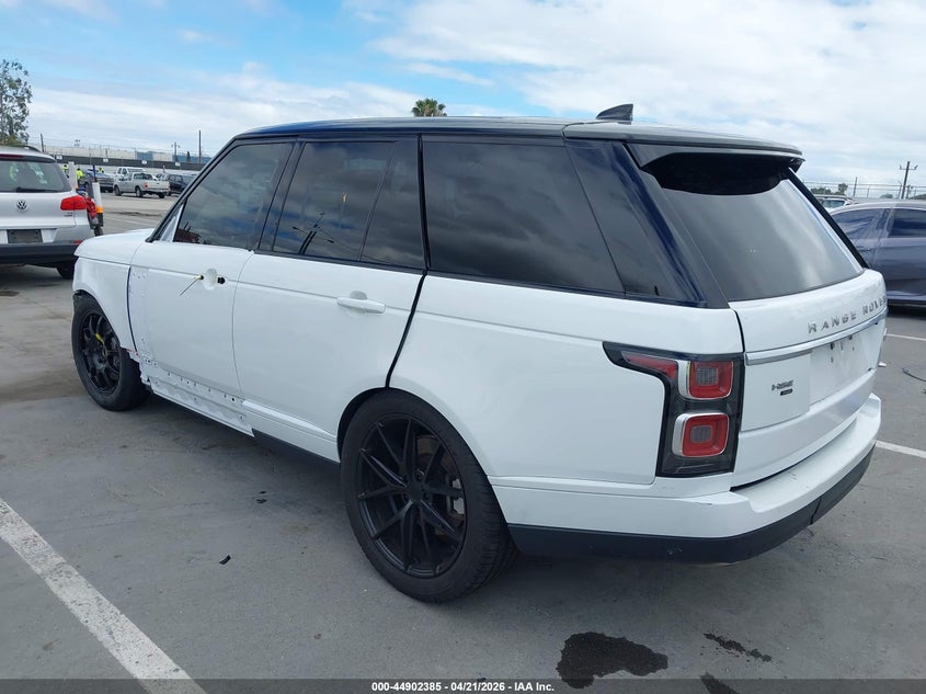 2020 Land rover RANGE ROVER VIN SALGS2RU6LA591730 IAAI salvage auction — FRONT & REAR, Salvage Title, sold $21,400 on 2026-07-29 (photo 3)