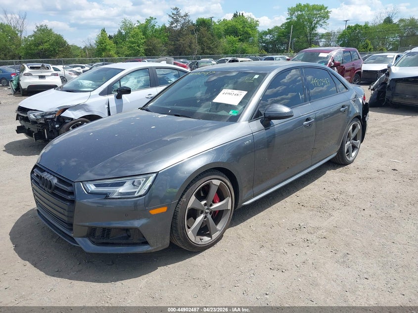 2018 Audi S4 VIN WAUC4AF45JA119088 IAAI salvage auction — REAR END, Wait Title, sold $11,200 on 2026-08-08 (photo 2)