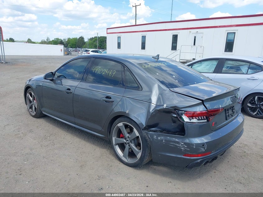 2018 Audi S4 VIN WAUC4AF45JA119088 IAAI salvage auction — REAR END, Wait Title, sold $11,200 on 2026-08-08 (photo 3)