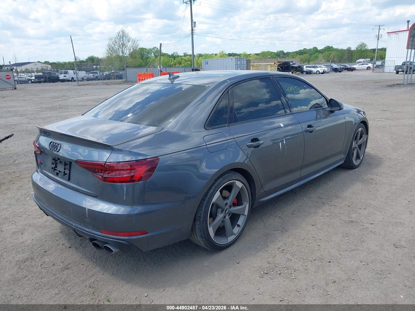 2018 Audi S4 VIN WAUC4AF45JA119088 IAAI salvage auction — REAR END, Wait Title, sold $11,200 on 2026-08-08 (photo 4)
