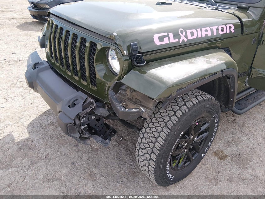 2023 Jeep Gladiator VIN 1C6HJTAG5PL556138 IAAI salvage auction — FRONT END, Salvage Title, sold $17,000 on 2026-07-29 (photo 6)