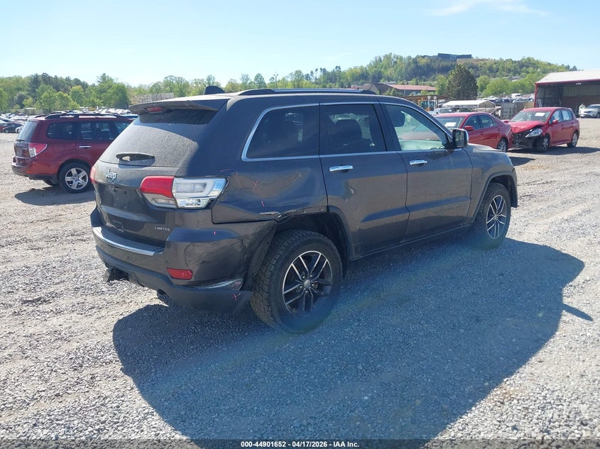 2017 Jeep Grand cherokee VIN 1C4RJFBG9HC912332 IAAI salvage auction — FRONT END, Salvage (North Carolina), sold $4,475 on 2026-07-24 (photo 4)
