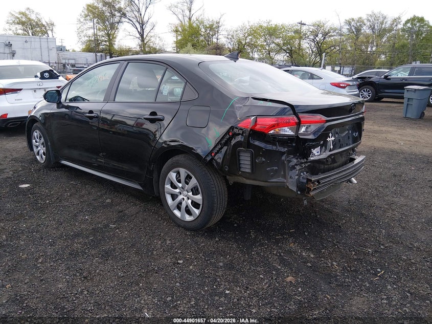 2023 Toyota Corolla VIN 5YFB4MDE0PP042968 IAAI salvage auction — Rear, Salvage, sold $7,250 on 2026-10-19 (photo 3)