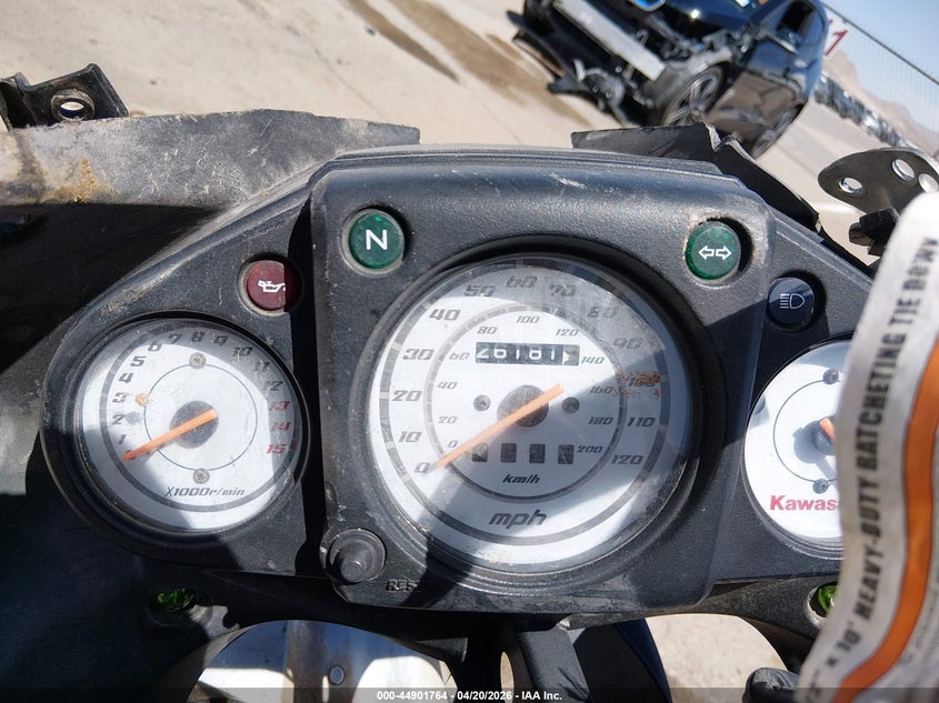 2012 Kawasaki Ninja VIN JKAEXMJ19CDAB7773 IAAI salvage auction — ROLLOVER, Salvage (Texas), sold $175 on 2026-07-08 (photo 7)
