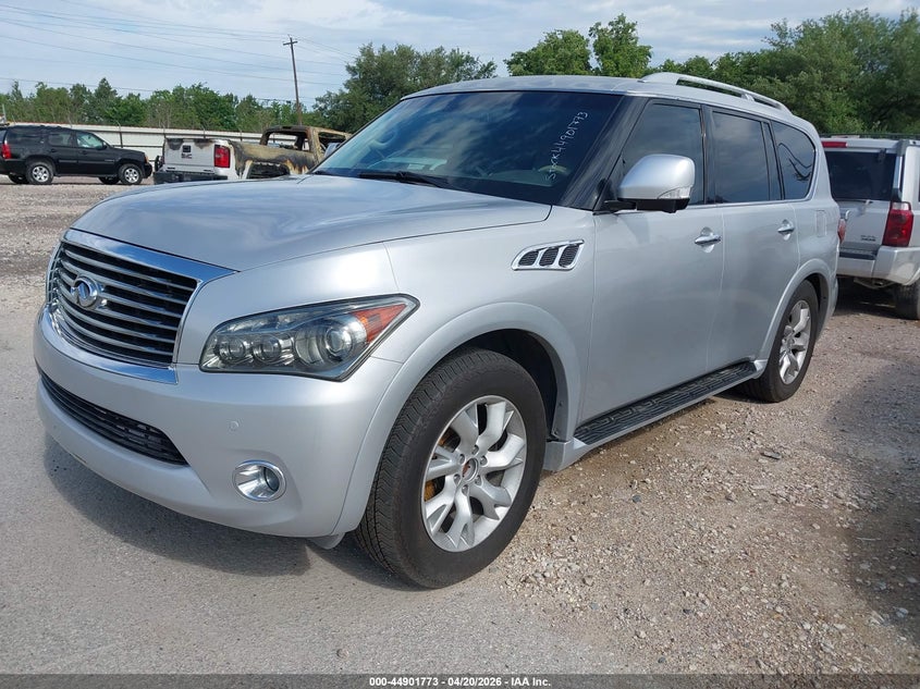 2013 Infiniti Qx56 VIN JN8AZ2NF0D9530462 IAAI salvage auction — NORMAL WEAR, Clear (Montana), sold $1,050 on 2026-07-09 (photo 2)