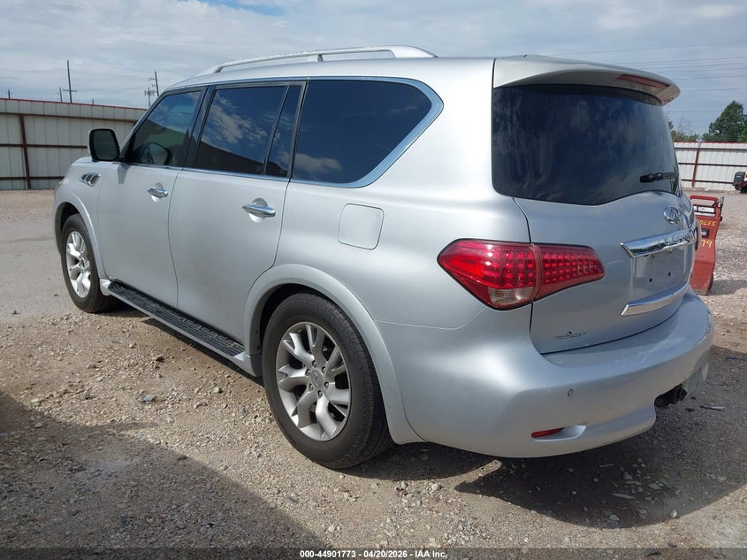 2013 Infiniti Qx56 VIN JN8AZ2NF0D9530462 IAAI salvage auction — NORMAL WEAR, Clear (Montana), sold $1,050 on 2026-07-09 (photo 3)