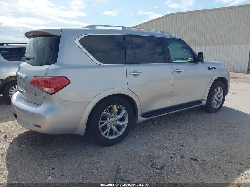 2013 Infiniti Qx56 VIN JN8AZ2NF0D9530462 IAAI salvage auction — NORMAL WEAR, Clear (Montana), sold $1,050 on 2026-07-09 (photo 4)