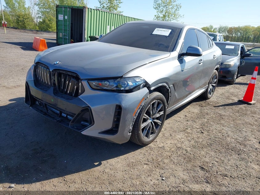 2025 BMW X6 VIN 5UX33EX03S9X00034 IAAI salvage auction — REAR END, Wait Title, sold $42,675 on 2026-07-20 (photo 2)