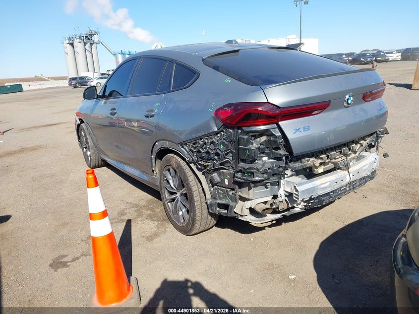 2025 BMW X6 VIN 5UX33EX03S9X00034 IAAI salvage auction — REAR END, Wait Title, sold $42,675 on 2026-07-20 (photo 3)