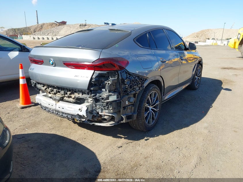 2025 BMW X6 VIN 5UX33EX03S9X00034 IAAI salvage auction — REAR END, Wait Title, sold $42,675 on 2026-07-20 (photo 4)