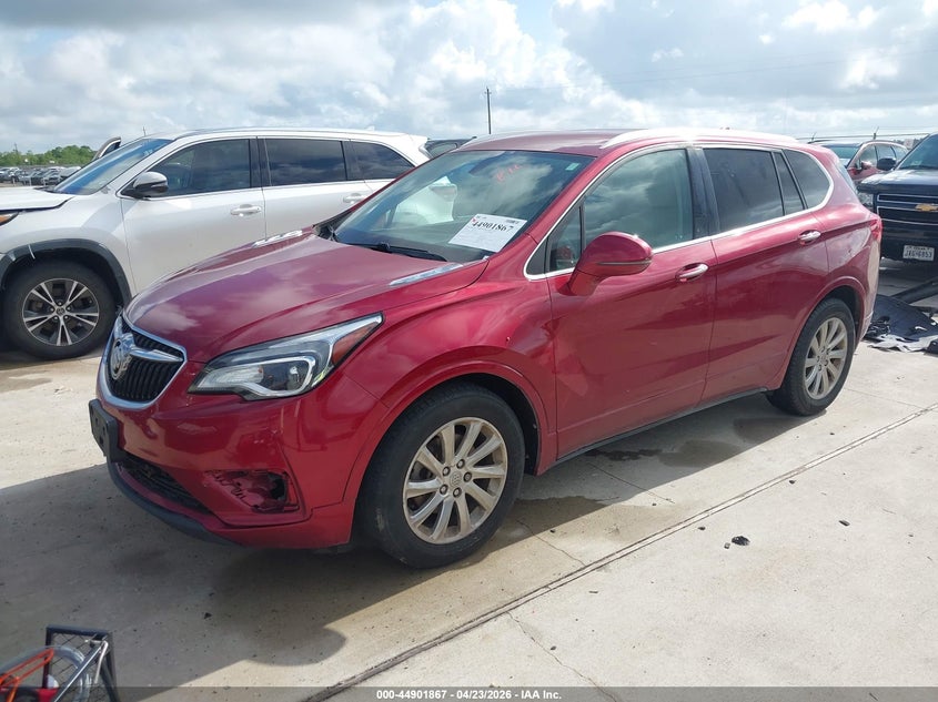 2020 Buick Envision VIN LRBFXCSA8LD115518 IAAI salvage auction — NORMAL WEAR, Original (Texas), sold $8,500 on 2026-07-31 (photo 2)