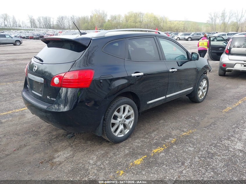 2013 Nissan Rogue VIN JN8AS5MVXDW650995 IAAI salvage auction — FRONT END, Salvage Title, sold $600 on 2026-07-20 (photo 4)