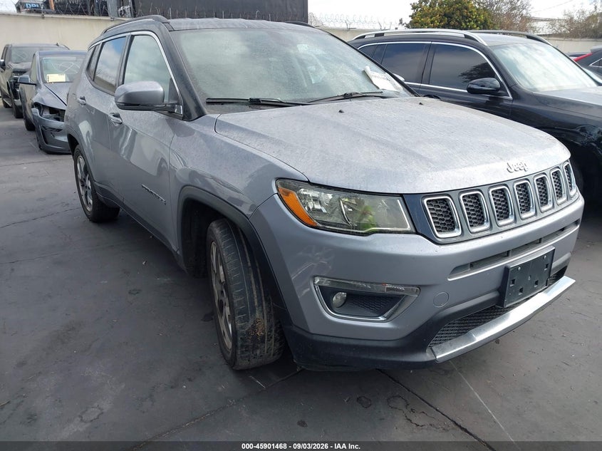 2020 Jeep Compass VIN 3C4NJCCB7LT152771 IAAI salvage auction — UNDERCARRIAGE, Salvage Title, sold $3,300 on 2026-09-16 (photo 1)