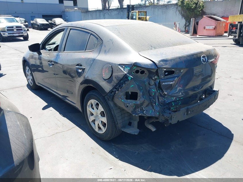 2016 Mazda 3 VIN 3MZBM1T75GM329843 IAAI salvage auction — REAR END, Wait Title, sold $1,650 on 2026-09-16 (photo 3)