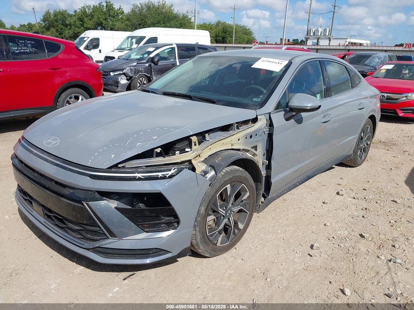 2025 Hyundai Sonata VIN KMHL64JA9SA467534 IAAI salvage auction — LEFT FRONT, Enterprise Vehicles Clear Only (Florida), sold $15,300 on 2026-08-20 (photo 2)