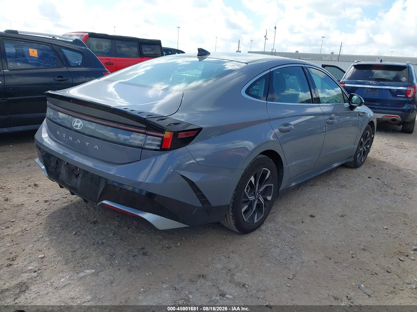 2025 Hyundai Sonata VIN KMHL64JA9SA467534 IAAI salvage auction — LEFT FRONT, Enterprise Vehicles Clear Only (Florida), sold $15,300 on 2026-08-20 (photo 4)