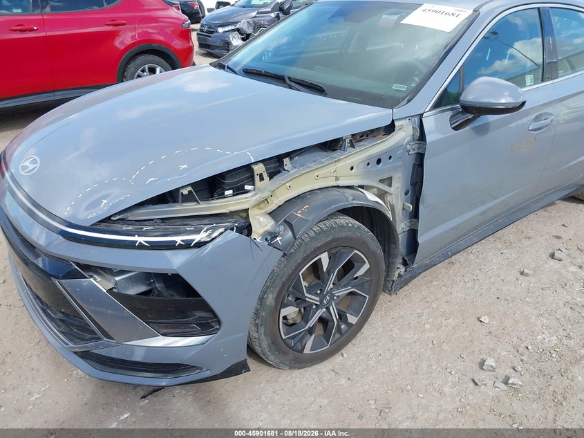 2025 Hyundai Sonata VIN KMHL64JA9SA467534 IAAI salvage auction — LEFT FRONT, Enterprise Vehicles Clear Only (Florida), sold $15,300 on 2026-08-20 (photo 6)