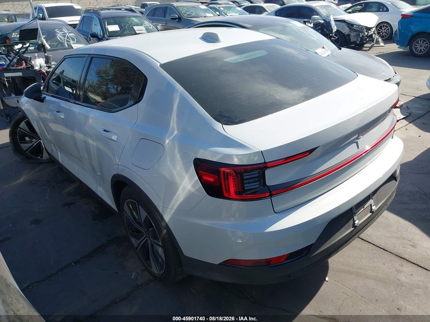 2023 Polestar 2 VIN YSMED3KA6PL115426 IAAI salvage auction — LEFT FRONT, Salvage Certificate (California), sold $9,300 on 2026-08-31 (photo 3)