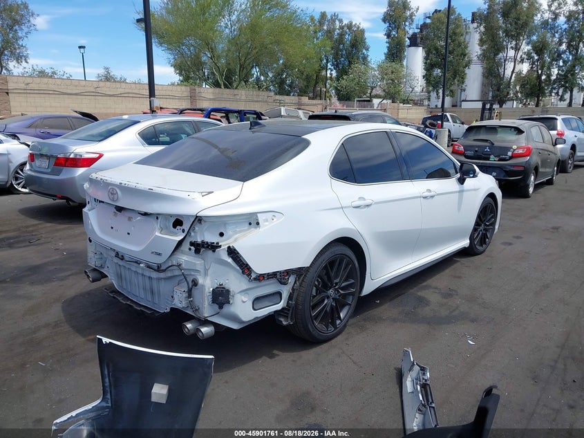 2021 Toyota Camry VIN 4T1K61AK8MU603799 IAAI salvage auction — LEFT REAR, Salvage Certificate (California), sold $10,500 on 2026-08-24 (photo 4)
