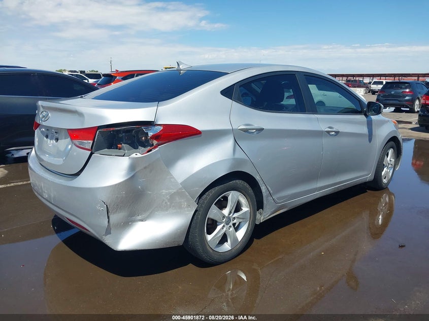 2011 Hyundai Elantra VIN KMHDH4AE8BU109504 IAAI salvage auction — REAR END, Salvage (Arizona), sold $1,150 on 2026-08-29 (photo 6)
