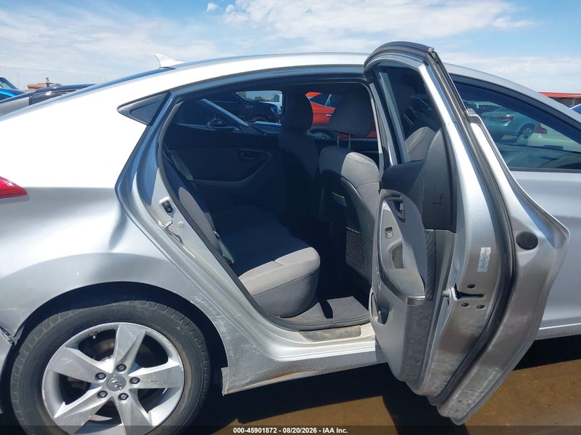 2011 Hyundai Elantra VIN KMHDH4AE8BU109504 IAAI salvage auction — REAR END, Salvage (Arizona), sold $1,150 on 2026-08-29 (photo 8)