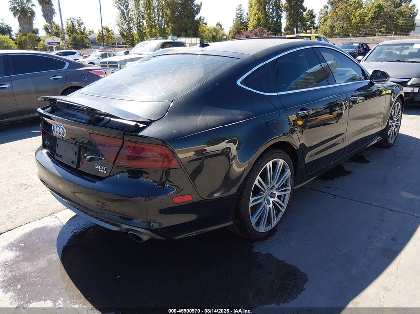 2012 Audi A7 VIN WAU2GBFC5CN163071 IAAI salvage auction — NORMAL WEAR, Wait Title, sold $2,525 on 2026-09-12 (photo 4)
