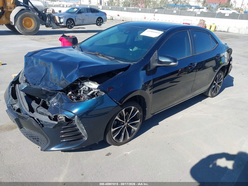 2019 Toyota Corolla VIN 2T1BURHE0KC135361 IAAI salvage auction — FRONT & REAR, Salvage (California), sold $2,500 on 2026-08-23 (photo 2)