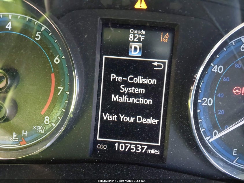 2019 Toyota Corolla VIN 2T1BURHE0KC135361 IAAI salvage auction — FRONT & REAR, Salvage (California), sold $2,500 on 2026-08-23 (photo 7)