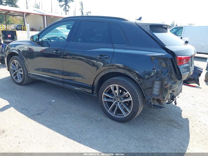2021 Audi Q3 VIN WA1EECF35M1042748 IAAI salvage auction — REAR END, Salvage Title, sold $6,750 on 2026-09-30 (photo 3)