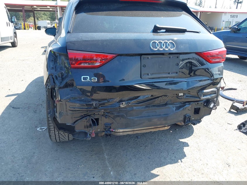 2021 Audi Q3 VIN WA1EECF35M1042748 IAAI salvage auction — REAR END, Salvage Title, sold $6,750 on 2026-09-30 (photo 6)