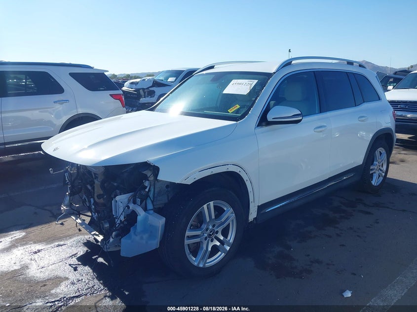 2020 Mercedes-benz Glb VIN W1N4M4GB3LW040863 IAAI salvage auction — FRONT END, Salvage (Arizona), sold $5,400 on 2026-09-07 (photo 2)