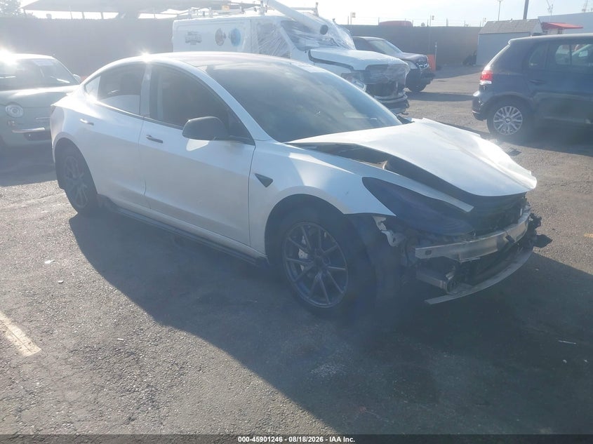 2018 Tesla Model 3 VIN 5YJ3E1EA5JF162473 IAAI salvage auction — FRONT END, Salvage Title, sold $4,150 on 2026-09-20 (photo 1)