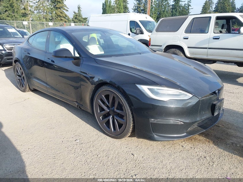2021 Tesla Model s VIN 5YJSA1E57MF428445 — IAAI salvage auction photo