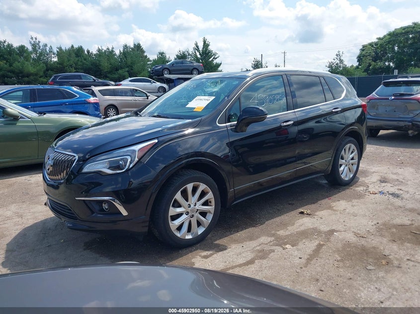 2016 Buick Envision VIN LRBFXESX1GD245842 IAAI salvage auction — STORM DAMAGE, Clear (Indiana), sold $2,300 on 2026-10-06 (photo 2)