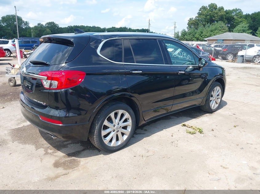 2016 Buick Envision VIN LRBFXESX1GD245842 IAAI salvage auction — STORM DAMAGE, Clear (Indiana), sold $2,300 on 2026-10-06 (photo 4)