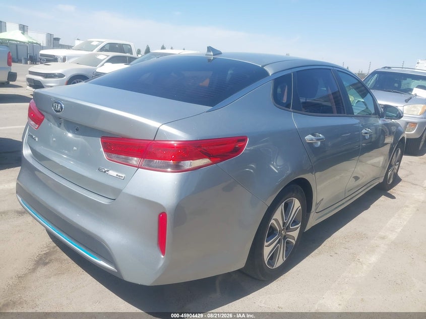 2017 Kia Optima hybrid VIN KNAGV4LD4H5007616 IAAI salvage auction — NORMAL WEAR, Clear - Dealer Only (California), sold $2,050 on 2026-09-11 (photo 4)