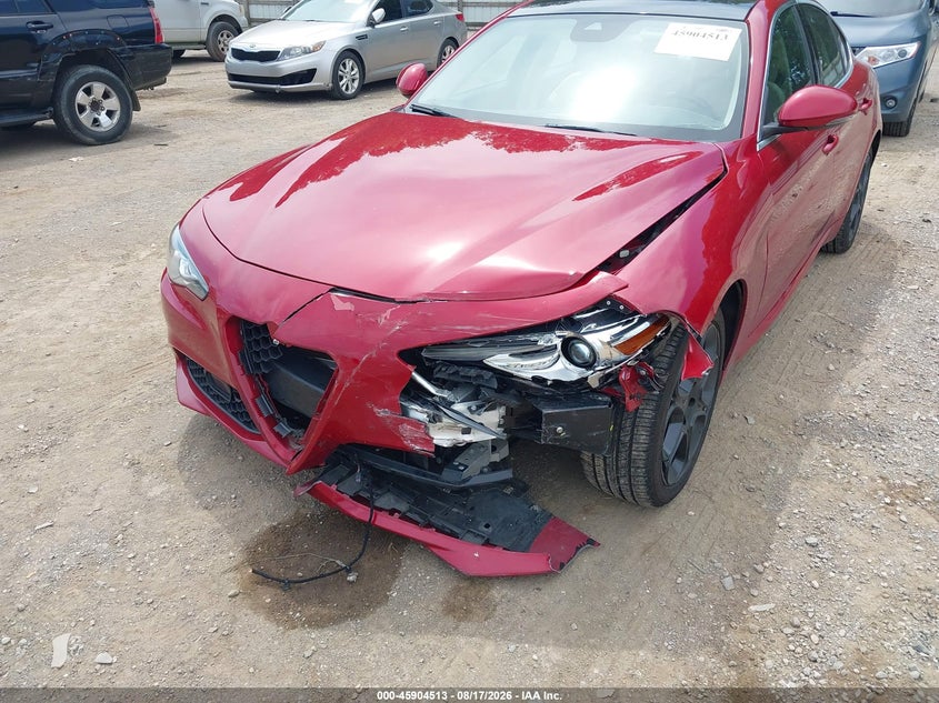 2018 Alfa romeo Giulia VIN ZARFAEEN9J7579951 IAAI salvage auction — FRONT END, Wait Title, sold $4,900 on 2026-09-07 (photo 6)