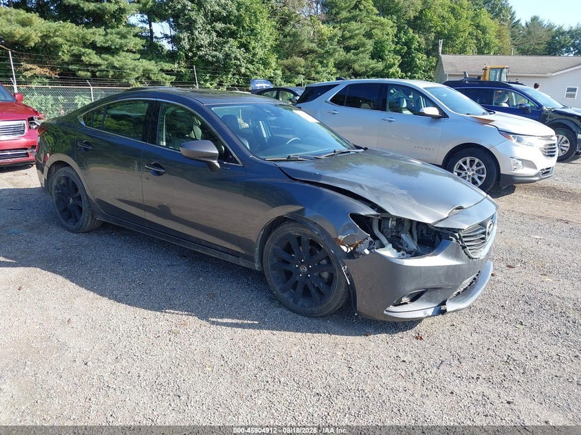 2014 Mazda 6 VIN JM1GJ1W67E1118450 IAAI salvage auction — FRONT END, Salvage (Ohio), sold $750 on 2026-09-01 (photo 1)